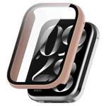 For Xiaomi Mi Band 8 Pro PC + Tempered Glass Film Integrated Watch Protective Case(Pink)