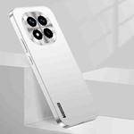 For Redmi Note 14 Pro Streamer Series Micro Frosted Metal Paint PC Phone Case(Silver)