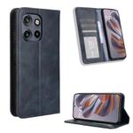 For Motorola S50 5G / Edge 50 Neo Magnetic Buckle Retro Texture Leather Phone Case(Blue)