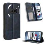 For Nothing Phone 2a Magnetic Buckle Retro Texture Leather Phone Case(Blue)