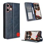 For Nothing CMF Phone 2 Pro Magnetic Buckle Retro Texture Leather Phone Case(Blue)