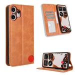 For Nothing CMF Phone 2 Pro Magnetic Buckle Retro Texture Leather Phone Case(Brown)
