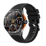 HT8 1.46 inch Round Screen Bluetooth Smart Watch, Support Health Monitoring & 100+ Sports Modes & Alipay(Black)