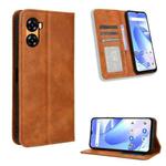 For UMIDIGI G3 / G3 Max / G3 Plus Magnetic Buckle Retro Texture Leather Phone Case(Brown)