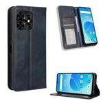 For Umidigi G5 / G5A Magnetic Buckle Retro Texture Leather Phone Case(Blue)