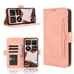 For Nothing CMF Phone 2 Pro Skin Feel Calf Texture Card Slots Leather Phone Case(Pink)