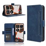 For Nothing CMF Phone 2 Pro Skin Feel Calf Texture Card Slots Leather Phone Case(Blue)