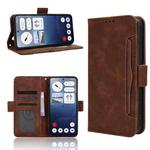 For Nothing Phone 3 Skin Feel Calf Texture Card Slots Leather Phone Case(Brown)