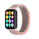 For Xiaomi Mi Band 8 Pro Nylon Loop Watch Band(Pink Sand)