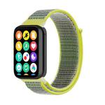 For Xiaomi Mi Band 8 Pro Nylon Loop Watch Band(Bright Yellow)