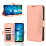 For Doogee Note 59 / Note 59 Pro Skin Feel Calf Texture Card Slots Leather Phone Case(Pink)