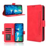 For Doogee Note 59 / Note 59 Pro Skin Feel Calf Texture Card Slots Leather Phone Case(Red)