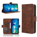 For Doogee Note 59 / Note 59 Pro Skin Feel Calf Texture Card Slots Leather Phone Case(Brown)