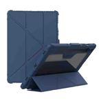 For Samsung Galaxy Tab S10 FE NILLKIN Bumper Pro Multi-angle Folding Style Tablet Leather Case(Blue)