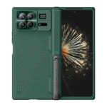 For Xiaomi Mix Fold 3 NILLKIN Frosted Fold PC + TPU Phone Case with Holder(Green)