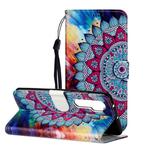 For Xiaomi Mi Note 10 Lite Oil Embossed Coloured Drawing Pattern Horizontal Flip PU Leather Case with Holder & Card Slots & Wallet(Half Sunflower)