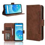 For Umidigi G5A / G5 Skin Feel Calf Texture Card Slots Leather Phone Case(Brown)