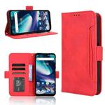 For Umidigi Bison X20 Skin Feel Calf Texture Card Slots Leather Phone Case(Red)