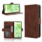 For Umidigi G9 5G / Note 90 Skin Feel Calf Texture Card Slots Leather Phone Case(Brown)