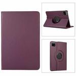 For Xiaomi Pad 6S Pro 12.4 360 Degree Rotation Litchi Texture Leather Tablet Case(Dark Purple)