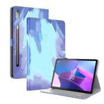 For Lenovo Tab P12 Watercolor Pattern Flip Leather Tablet Case(Winter Snow)