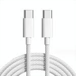 60W USB-C/Type-C to USB-C/Type-C Fast Charging Data Cable, Length: 1m