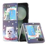 For Samsung Galaxy Z Flip5 ABEEL PC Paintings Pattern Phone Case(Cat)