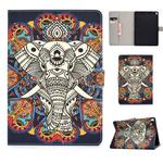 For iPad Pro 10.5 inch Colored Drawing Pattern Horizontal Flip PU Leather Case with Holder & Card Slot & Sleep / Wake-up Function(Colorful Elephant)
