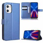 For UMIDIGI C2 / C1 / C1 Max Diamond Texture Leather Phone Case(Blue)