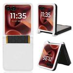 For Motorola Razr 60 Ultra Diamond Texture Leather Phone Case(White)