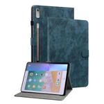 For Lenovo Tab P12 Tiger Pattern Flip Leather Tablet Case(Dark Blue)