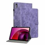 For Lenovo Tab M10 5G 10.6 inch Tiger Pattern Flip Leather Tablet Case(Purple)