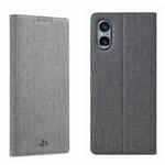 For Sony Xperia 5 V ViLi DMX Series Shockproof Magnetic Leather Phone Case(Grey)