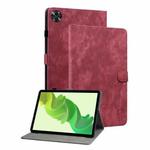 For Realme Pad 2 Tiger Pattern Flip Leather Tablet Case(Red)