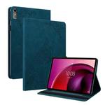 For Lenovo Tab M10 5G 10.6 inch Butterfly Flower Embossed Leather Tablet Case(Blue)