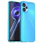 For Realme 10T Candy Series TPU Phone Case(Transparent Blue)