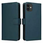 For iPhone 11 BETOPNICE BN-005 2 in 1 Detachable Imitate Genuine Leather Phone Case(Blue)