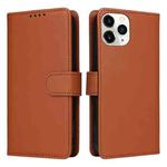 For iPhone 11 Pro BETOPNICE BN-005 2 in 1 Detachable Imitate Genuine Leather Phone Case(Brown)