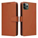 For iPhone 11 Pro Max BETOPNICE BN-005 2 in 1 Detachable Imitate Genuine Leather Phone Case(Brown)