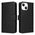For iPhone 13 mini BETOPNICE BN-005 2 in 1 Detachable Imitate Genuine Leather Phone Case(Black)