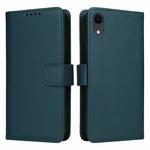 For iPhone XR BETOPNICE BN-005 2 in 1 Detachable Imitate Genuine Leather Phone Case(Blue)