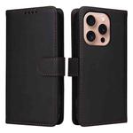 For iPhone 16 Pro Max BETOPNICE BN-005 2 in 1 Detachable Imitate Genuine Leather Phone Case(Black)