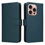 For iPhone 16 Pro Max BETOPNICE BN-005 2 in 1 Detachable Imitate Genuine Leather Phone Case(Blue)