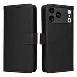 For iPhone 17 Pro Max BETOPNICE BN-005 2 in 1 Detachable Imitate Genuine Leather Phone Case(Black)