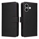 For iPhone 17 BETOPNICE BN-005 2 in 1 Detachable Imitate Genuine Leather Phone Case(Black)