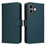 For iPhone 17 BETOPNICE BN-005 2 in 1 Detachable Imitate Genuine Leather Phone Case(Blue)