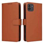 For Samsung Galaxy A03 164mm BETOPNICE BN-005 2 in 1 Detachable Imitate Genuine Leather Phone Case(Brown)