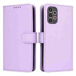 For Samsung Galaxy A13 4G BETOPNICE BN-005 2 in 1 Detachable Imitate Genuine Leather Phone Case(Light Purple)