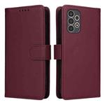 For Samsung Galaxy A13 4G BETOPNICE BN-005 2 in 1 Detachable Imitate Genuine Leather Phone Case(Wine Red)