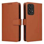 For Samsung Galaxy A33 5G BETOPNICE BN-005 2 in 1 Detachable Imitate Genuine Leather Phone Case(Brown)